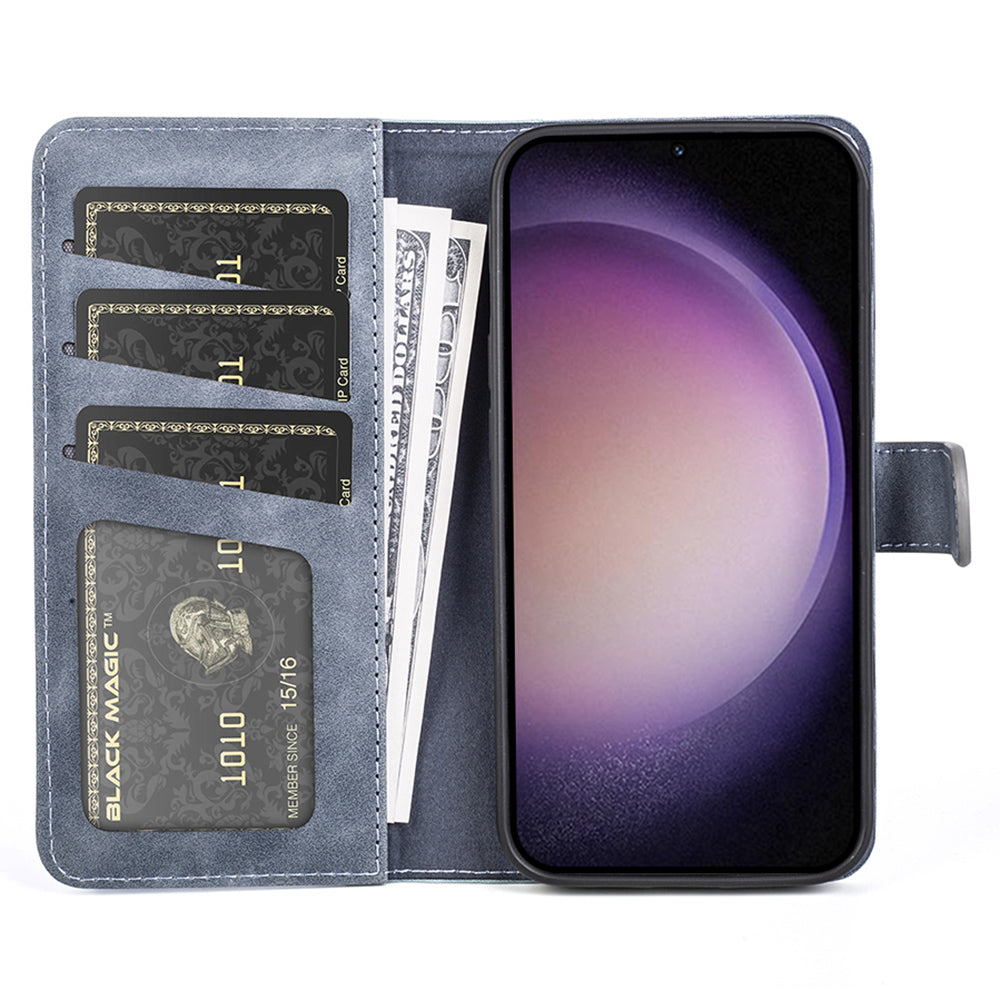 For Samsung Galaxy S23 FE Dual-color Splicing PU Leather Shell Flip Wallet Stand Phone Case For Samsung Galaxy S23 FE Dual-color Splicing PU Leather Shell Flip Wallet Stand Phone Case